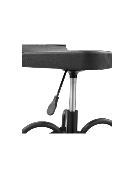 Стул рабочий WIEDERKRAFT для автослесаря, детейлинга с лотком для инструмента WDK-86018