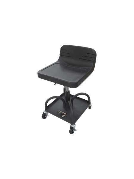 Стул рабочий WIEDERKRAFT для автослесаря, детейлинга с лотком для инструмента WDK-86018