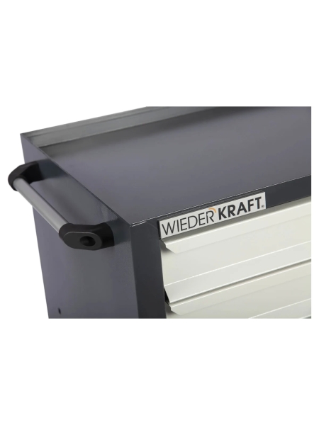 Инструментальная тележка WIEDERKRAFT 670x450x930 6 ящиков 4x87мм 2x179мм серый/с-серый WDK-606GG
