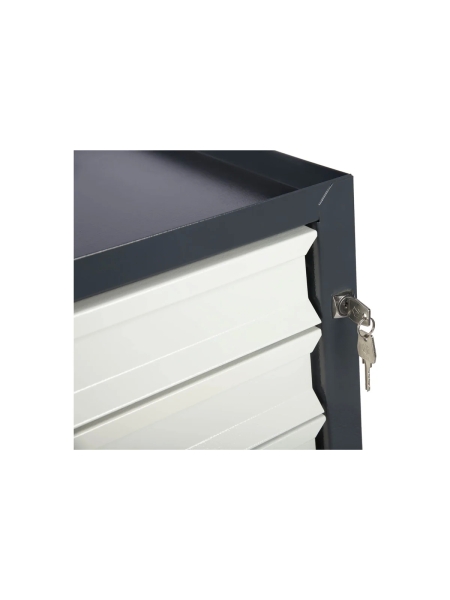 Инструментальная тележка WIEDERKRAFT 670x450x930 6 ящиков 4x87мм 2x179мм серый/с-серый WDK-606GG