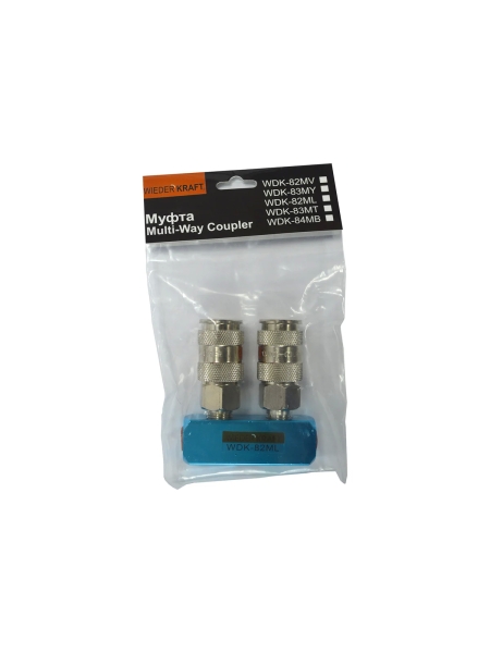 Разветвитель пневматический (1/4"; рапид EURO) WIEDERKRAFT WDK-82ML