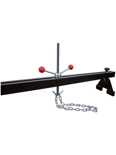 Траверса удлиненная для вывешивания двигателя WIEDERKRAFT г/п 600 кг, 2 подъемных винта с цепями WDK-83105L