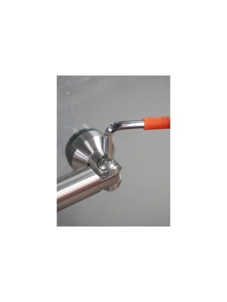 Набор шестигранных ключей с шаром WIEDERKRAFT 1,5-10 мм, 9 шт, сталь S2 WDK-HS1510