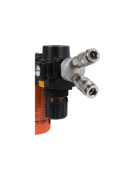 Разветвитель пневматический V-образный (1/4"; рапид EURO) WIEDERKRAFT WDK-82MV