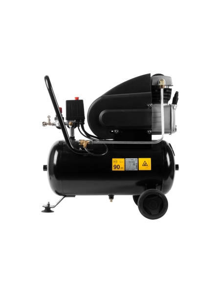 Масляный поршневой компрессор с прямым приводом WIEDERKRAFT 225 л/мин, 24л., WDK-90225