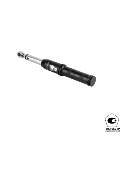 Динамометрический ключ WIEDERKRAFT 5-25 Нм, реверсивная трещотка с квадратом 1/4 WDK-NS05025