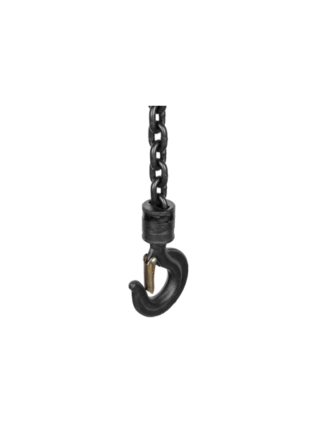 Цепная таль WIEDERKRAFT 1000кг, цепь 3 метра WDK HSZ C010X3