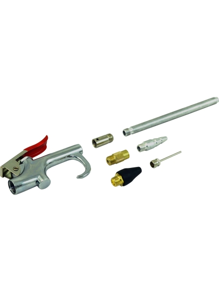 Пневматический обдувочный пистолет с набором аксессуаров WIEDERKRAFT WDK-65111