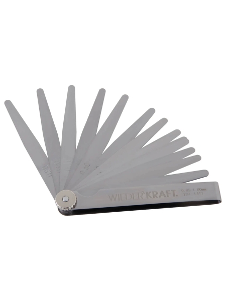 Набор щупов WIEDERKRAFT 0.05-1 мм, L-100 мм, 13 предметов WDK-MP13