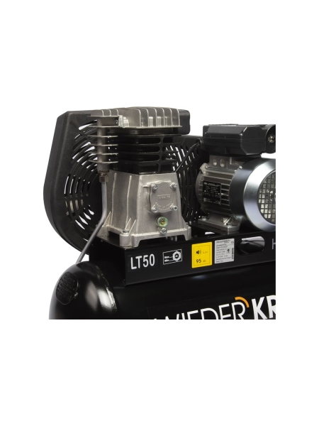 Двухцилиндровый ременной компрессор WIEDERKRAFT 50л 320л/мин WDK-90532