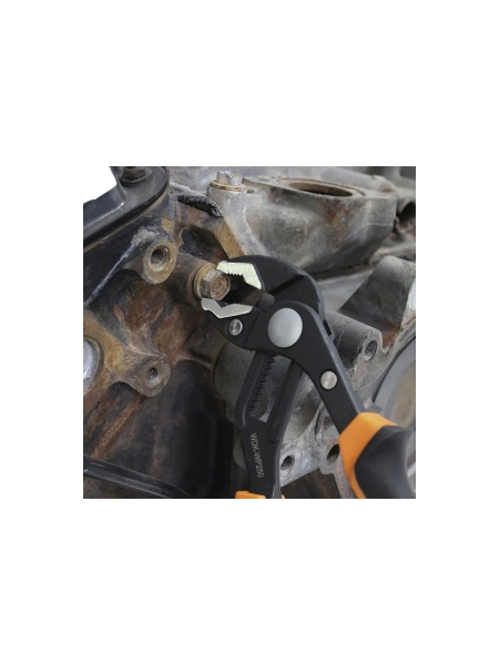 Переставные клещи WIEDERKRAFT c двухкомпонентной рукоятью, 250 мм, рабочий диапазон 0-42 мм WDK-WP250