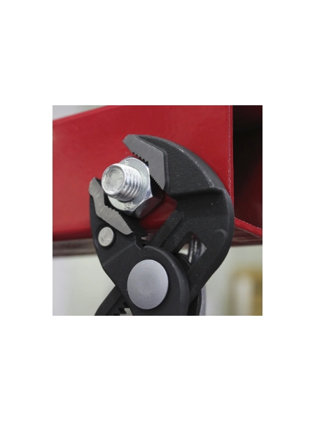 Переставные клещи WIEDERKRAFT c двухкомпонентной рукоятью, 250 мм, рабочий диапазон 0-42 мм WDK-WP250