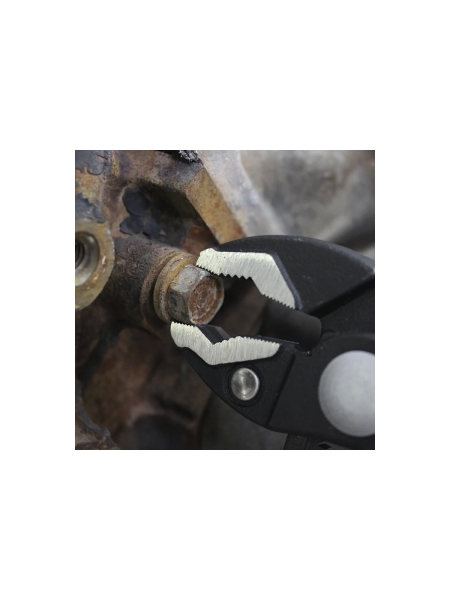 Переставные клещи WIEDERKRAFT c двухкомпонентной рукоятью, 250 мм, рабочий диапазон 0-42 мм WDK-WP250