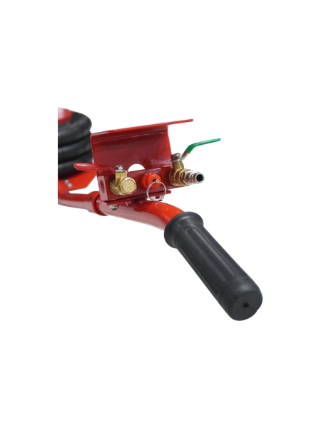 Пневматический подкатной домкрат WIEDERKRAFT г/п 3 т, 135-435 мм, с удлинённой рукоятью, WDK-81813B