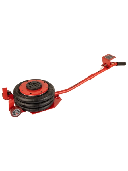 Пневматический подкатной домкрат WIEDERKRAFT г/п 3 т, 135-435 мм, с удлинённой рукоятью, WDK-81813B