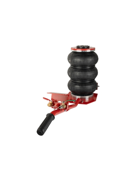 Пневматический подкатной домкрат WIEDERKRAFT г/п 3 т, 135-435 мм, с удлинённой рукоятью, WDK-81813B