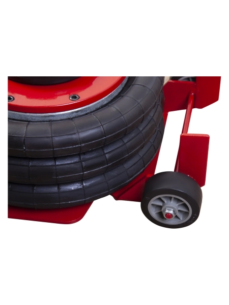 Пневматический подкатной домкрат WIEDERKRAFT г/п 3 т, 135-435 мм, с удлинённой рукоятью, WDK-81813B