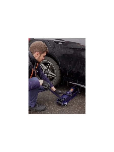 Подкатной гидравлический домкрат WIEDERKRAFT г/п 3 тонны WDK-82013