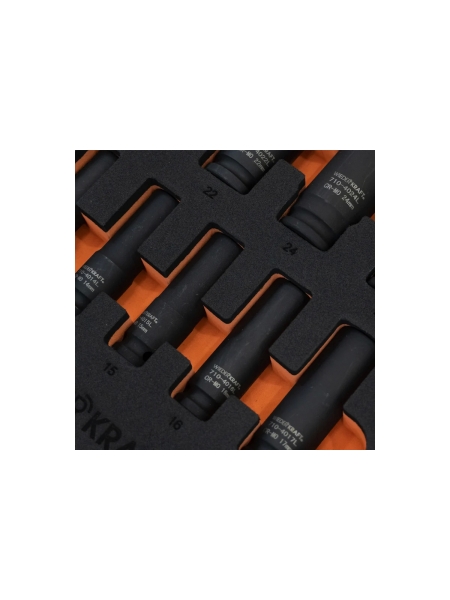 Набор пневматического и динамометрического инструмента WIEDERKRAFT в ложементе, 38 предметов WDK-3740X