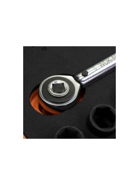 Набор пневматического и динамометрического инструмента WIEDERKRAFT в ложементе, 38 предметов WDK-3740X