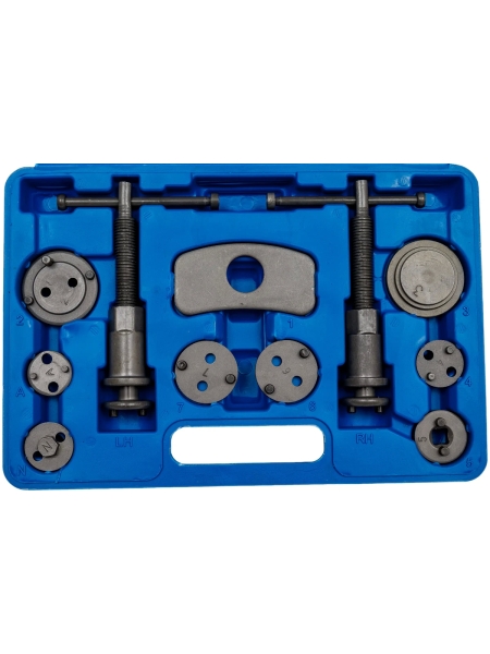 Инструмент для обслуживания тормозных суппортов WIEDERKRAFT набор 18 предметов WDK-214370