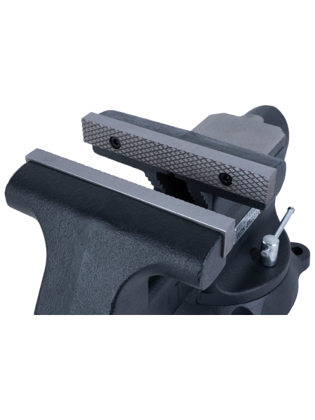 Профессиональные слесарные тиски WIEDERKRAFT поворотные, с наковальней, 200 мм WDK-BV200