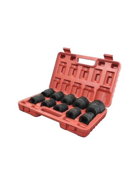 Набор ударных головок (10 предметов; 17-46 мм; 3/4") WIEDERKRAFT WDK-760