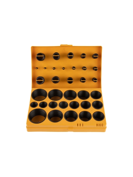 Набор уплотнительных колец KRAFTAIR резиновых, черных, 407 шт WDK-214049