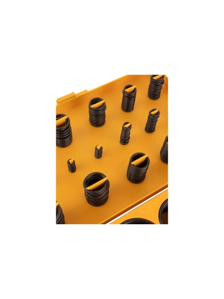 Набор уплотнительных колец KRAFTAIR резиновых, черных, 407 шт WDK-214049