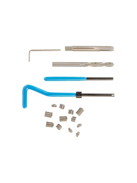 Набор для восстановления резьбы WIEDERKRAFT UNC 1/4-20 WDK-IT01420