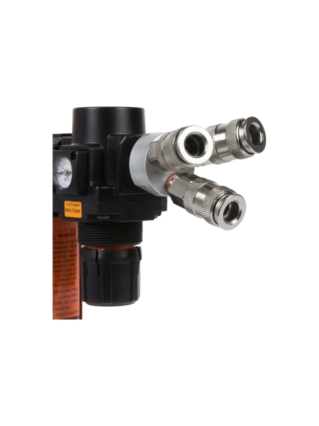 Разветвитель пневматический V-образный тройной (1/4"; рапид EURO) WIEDERKRAFT WDK-83MY