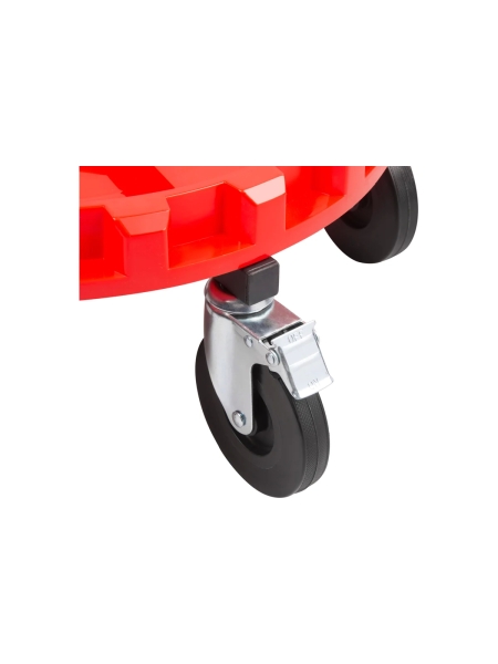 Рабочий стул для автослесаря, детейлинга WIEDERKRAFT с лотком для инструмента WDK-86019