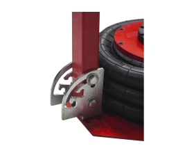 Домкрат пневматический подкатной 3т, WIEDERKRAFT 135-435 мм с регулировкой угла наклона рукояти, WDK-81813