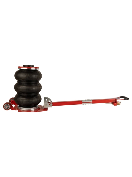 Домкрат пневматический подкатной 3т, WIEDERKRAFT 135-435 мм с регулировкой угла наклона рукояти, WDK-81813