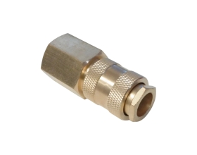Быстроразъемное соединение пневматическое WIEDERKRAFT с внутренней резьбой 1/2 BSPT, латунь WDK-40SFB