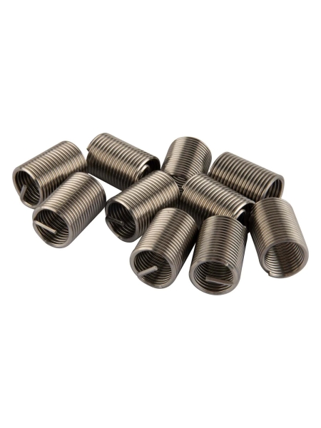 Набор вставок резьбовых WIEDERKRAFT для левой резьбы M10x1.25, 2,5d, 10 предметов WDK-INL10122