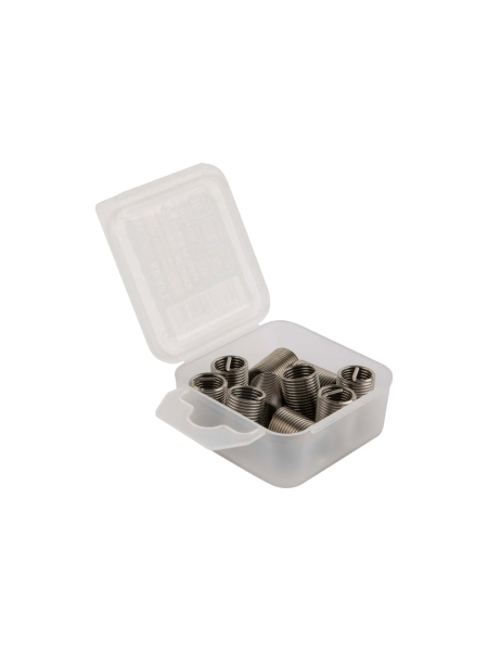 Набор вставок резьбовых WIEDERKRAFT для левой резьбы M10x1.25, 2,5d, 10 предметов WDK-INL10122