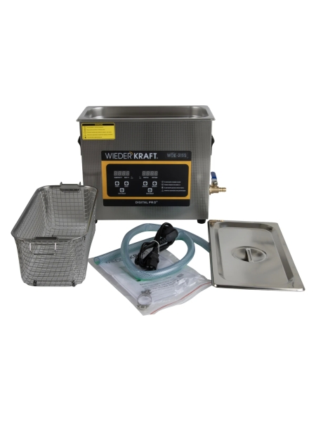 Ультразвуковая ванна WIEDERKRAFT мойка с подогревом 6,5 литров WDK-3165