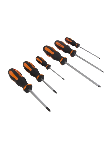 Набор профессиональных отверток WIEDERKRAFT SL+PH, 6 предметов WDK-SD1006