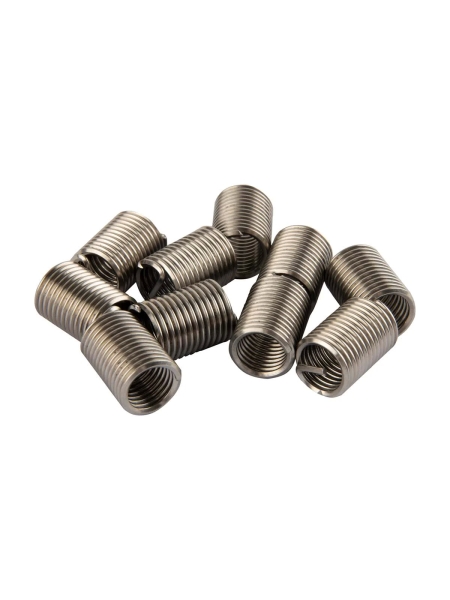 Набор вставок резьбовых WIEDERKRAFT для левой резьбы M8x1.25, 2,5d, 10 предметов WDK-INL81252