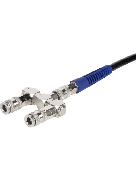 Разветвитель пневматический с вращающимися соединениями ( 2 выхода рапид EURO) WIEDERKRAFT WDK-83RLL