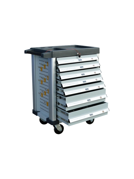 Инструментальная тележка WIEDERKRAFT  7 ящиков WDK-907