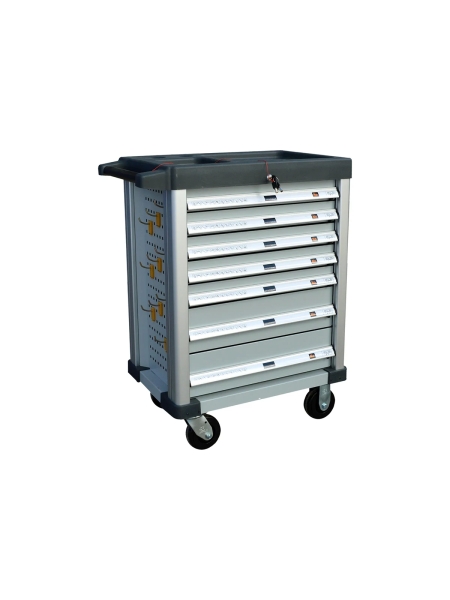Инструментальная тележка WIEDERKRAFT  7 ящиков WDK-907