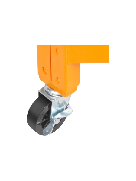 Рабочий стул для автослесаря WIEDERKRAFT с лотком для инструмента WDK-86016