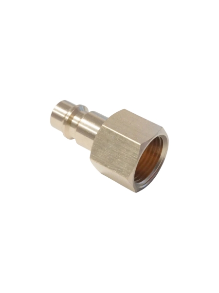 Штуцер быстроразьемного соединения WIEDERKRAFT с внутренней резьбой 3/8 BSPT, латунь WDK-30PFB