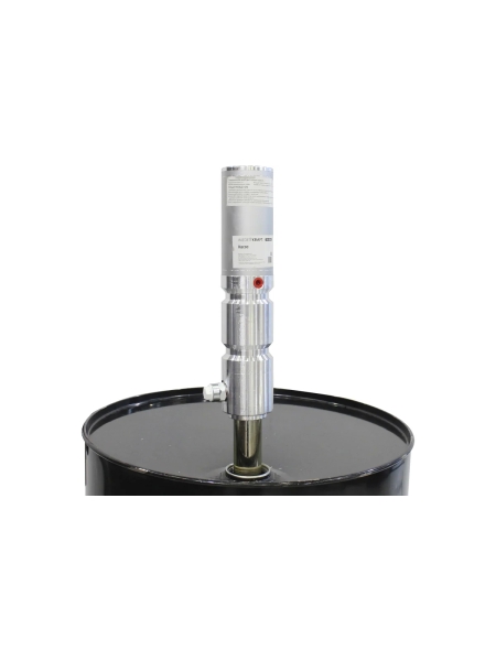 Насос для бочек WIEDERKRAFT 5:1 с настенной катушкой высокого давления 15 м, и цифровым расходомером WDK-892415