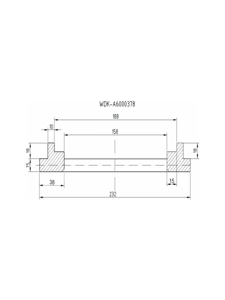 Фланец WIEDERKRAFT для балансировочного станка и колес до 230 мм WDK-A6000378