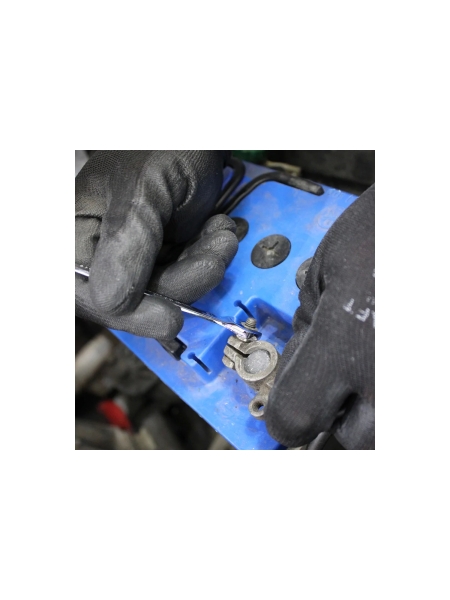 Защитные легкие бесшовные перчатки WIEDERKRAFT размер XL, пара WDK-PU01B/XL