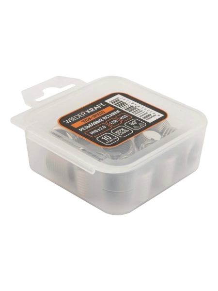 Набор вставок резьбовых WIEDERKRAFT M16x2.0, 1,5d, 10 предметов WDK-IN1620