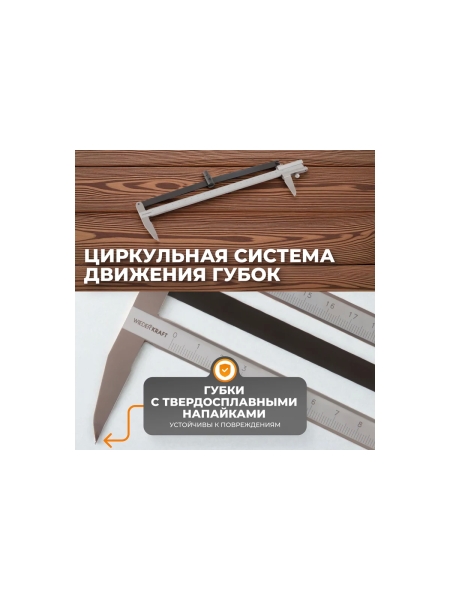 Разметочный штангенциркуль WIEDERKRAFT 200 мм, 0.1 мм WDK-CM2001